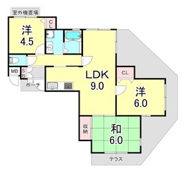 ワコーレ離宮アネックスの物件間取画像